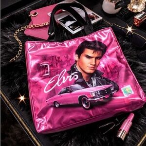 Officially Licensed Elvis Presley Tote Bag • Hologram Sticker, Read Description